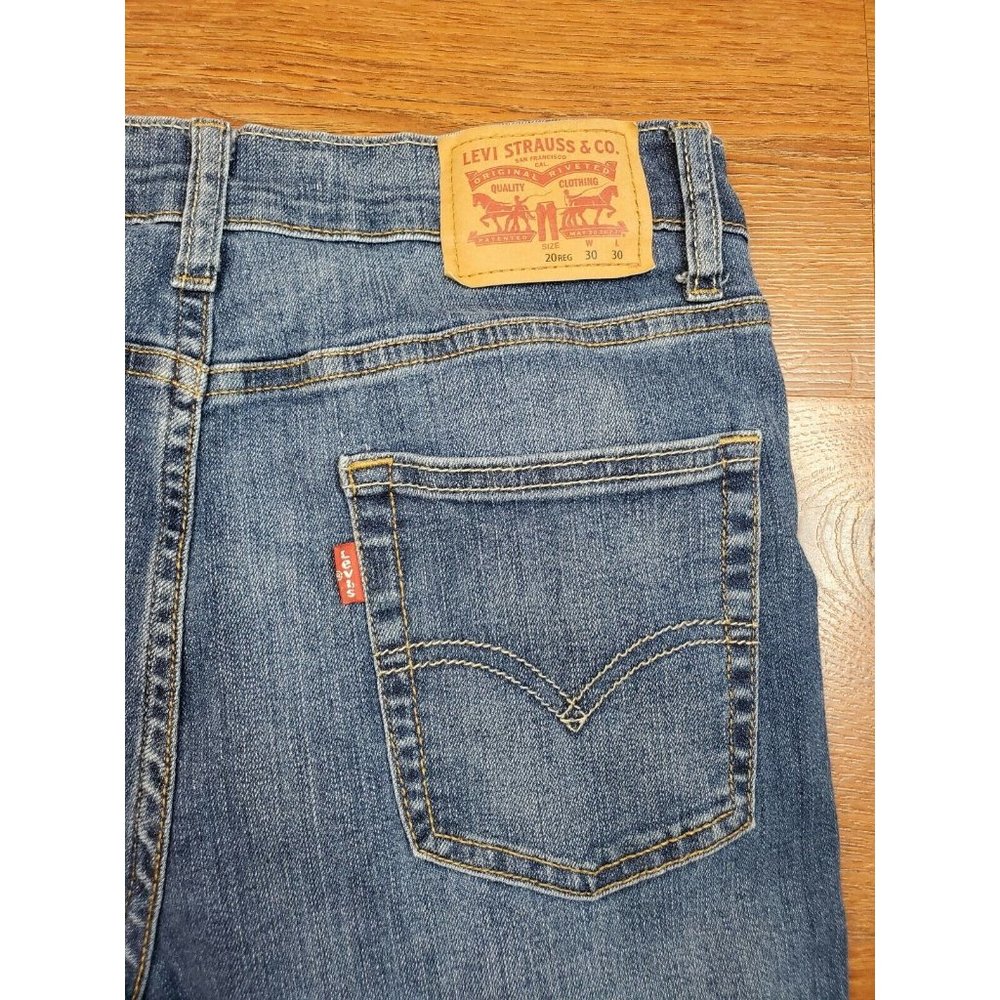 Levi's levi 512 Slim Taper 20 Reg 30x30 Dark wash  Womens Denim - Picture 7 of 7
